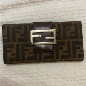 FENDI FF Zucca Long Wallet